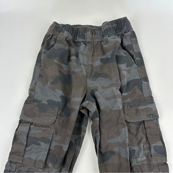 Childrens Place Cargo Pants Boys Size 10 Gray Camo - Picture 4 of 10